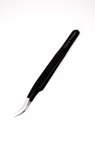 Curve Fiber Tip Tweezers